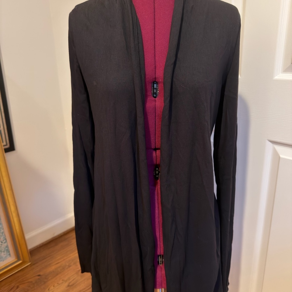 Chic Black Women's Sleepwear cardigan